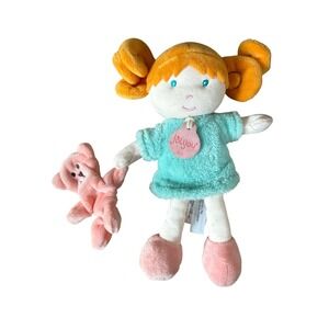 Jolijou Doll &Bear Light Rust Hair Teal Eyes Demoiselle Corail Doll Paris France